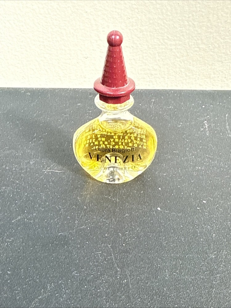 Laura Biagiotti Venezia Eau de Toilette .17 oz 5 ml Mini Perfume Splash – RARE