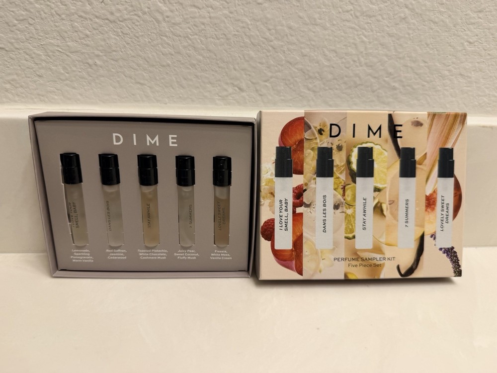 DIME Beauty Perfume Sampler Kit 5 Piece Set I Love Your Smell Baby 7 Summers NEW