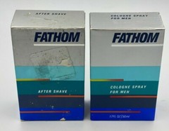 Fathom Cologne For Men + Aftershave 1.7 Fl Oz New with box SEE PICS/ DESCRIPTION