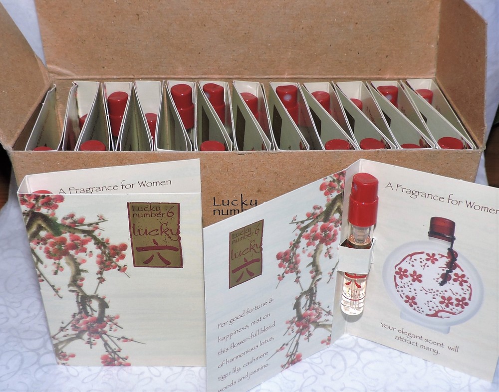 24 x LIZ CLAIRBORNE LUCKY NUMBER 6 PERFUME FOR WOMEN * VIALS 1.5 ml /.05 oz EACH