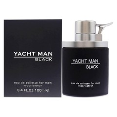 Myrurgia Yacht Man Black Eau De Toilette 3.4 oz/ 100 ml Spray For Men