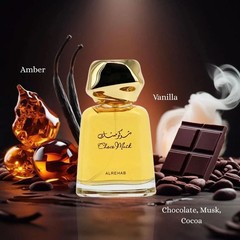 Choco Musk Original,Pistachio, Marshmallow EDP Sprays 100ml by Al Rehab (Bundle)