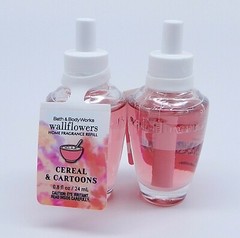 3 BATH BODY & WORKS WALLFLOWERS CEREAL & CARTOONS HOME FRAGRANCE REFILL 0.8 oz