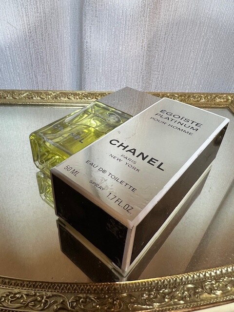 Chanel Egoiste Platinum edt 50 ml. Vintage rare edition original. Sealed bottle.