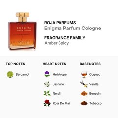 Roja Parfums Men’s Enigma Parfum Cologne EDP Spray 3.4 oz (100 ml)