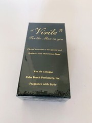 Shirley of Hollywood Virile Eau De Cologne For Men NOS 1.7 Oz Pheromones Attract