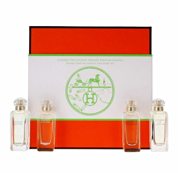 Hermès Parfums-Jardins Discovery Gift Set Spray 4 x 0.25 fl oz RETAIL $98