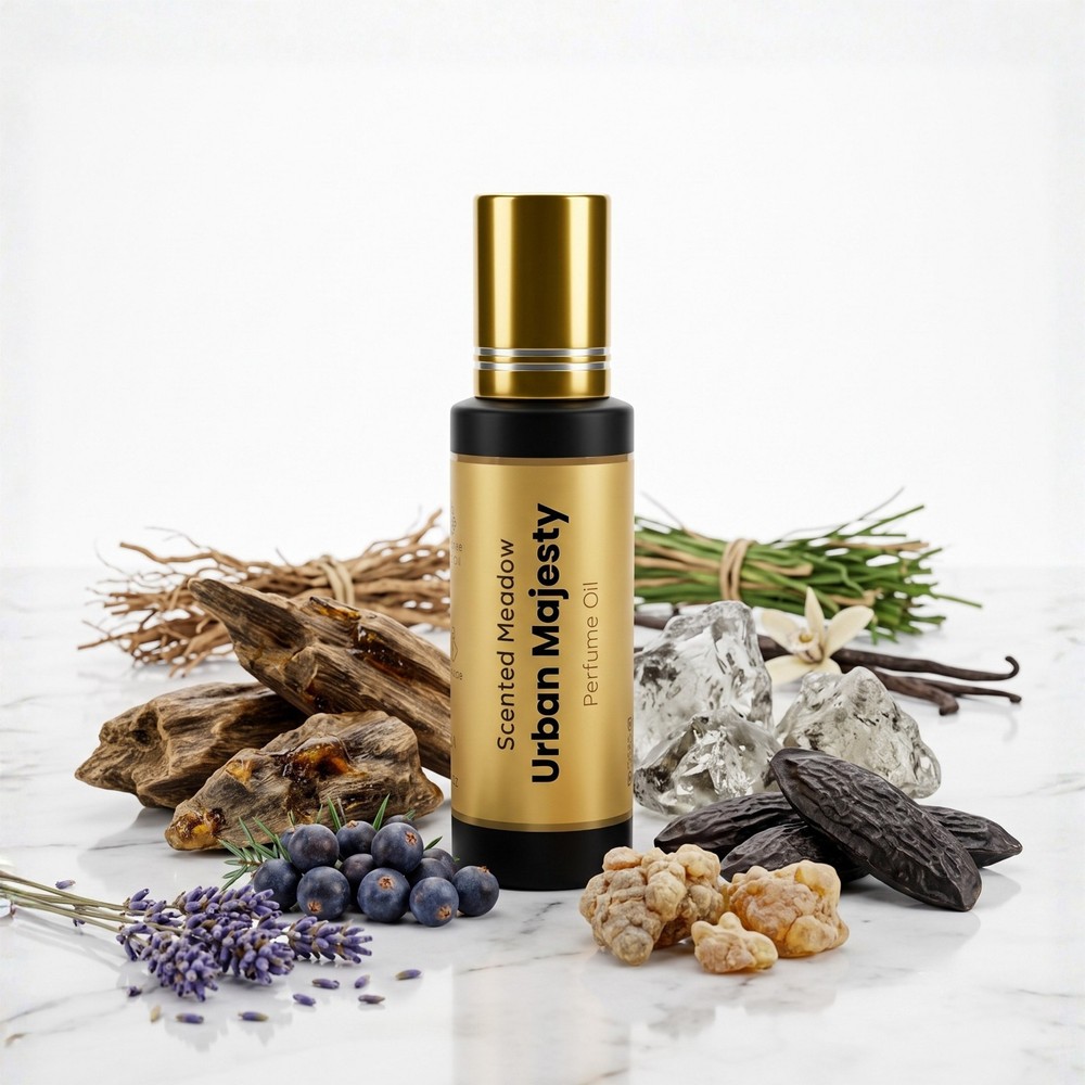 Scented Meadow Urban Majesty Roll-On Perfume Oil for Men – 0.5 fl oz (15 ml)
