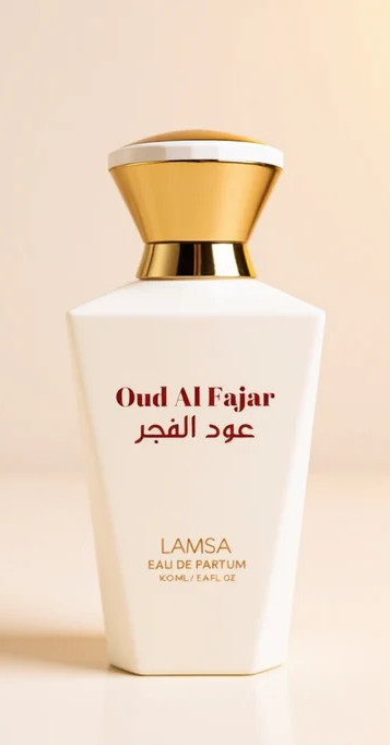 LAMSA Oud Al Fajar Eau de Parfum Spray, Regular Size 3.4 fl oz