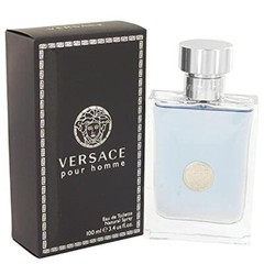 Versace Pour Homme for Men Eau De Toilette Natural Spray, 3.4 fluid_ounces