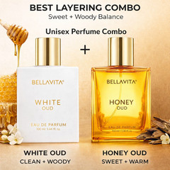 White Oud & Honey Oud Combo By Bella Vita 100ML X 2, Eau De Perfume Long Lasting