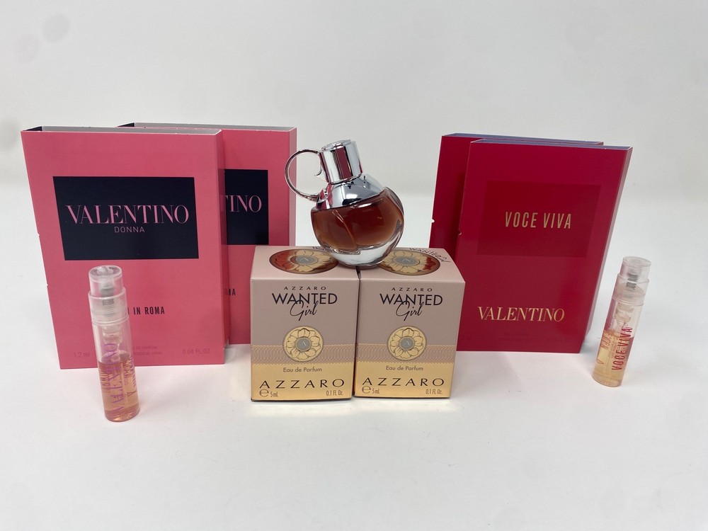 3 Valentino Born in Roma Donna 3 Valentino Voce Viva & 2 Azzaro Girl mini box