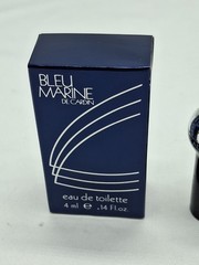 VINTAGE Pierre Cardin Blue Bleu Marine SPLASH Eau de Toilette .14 fl oz-4 ml