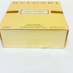 Bvlgari Pour Femme Eau De Parfum 25ml 0.84oz + Pouch Spray EDP Perfume w/Box