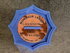 RARE Vintage MONSIEUR LANVIN LAVANDE Talc Net Wt. 3 1/4 (3.25) Oz. – FREE Shpg!