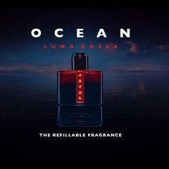Prada Luna Rossa Ocean Le Parfum Refillable 3.3 Fl Oz (Pack of 1),