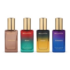 BELLAVITA Magical Scents 4x20ml | Long Lasting EDP Perfume Gift Set for Unisex