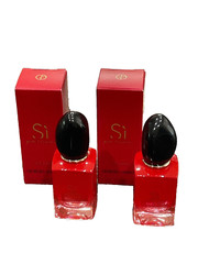 Lot of 2 GIORGIO ARMANI Beauty Si Passione Edp Travel miniature splash 0.24 oz