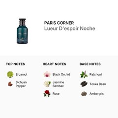Paris Corner Unisex Lueur D’espoir Noche EDP Spray 3.38 oz (Tester) Fragrances