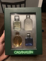 CALVIN KLEIN MENS COLOGNE FRAGRANCE Mini 4 Pack GIFT SET 0.5 FL OZ