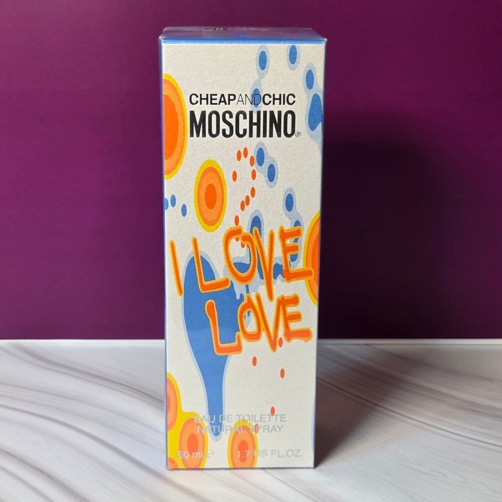 Moschino I Love Love Eau de Toilette Women 1 7 oz 50 ml New Sealed Citrus Floral