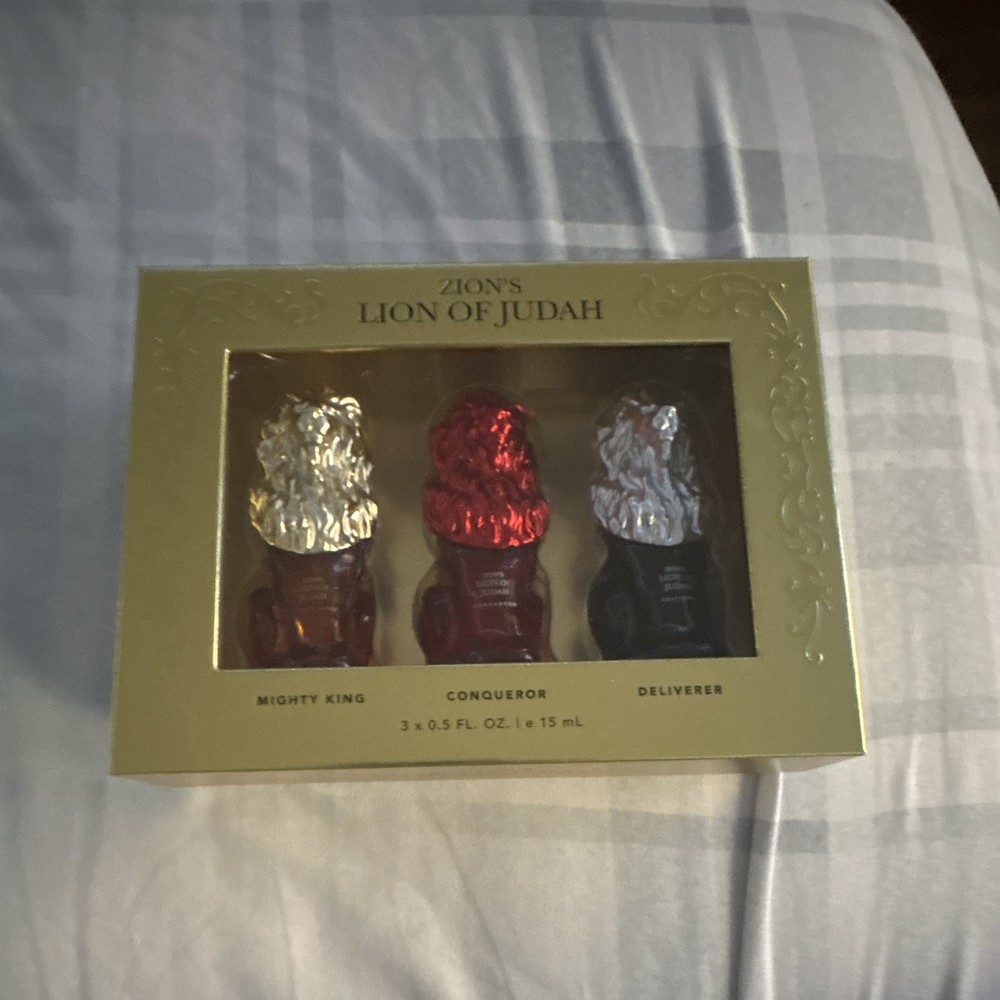 Zion’s Lion of Judah Fragrance Gift Set Spray, 3 x 0.5 fl oz