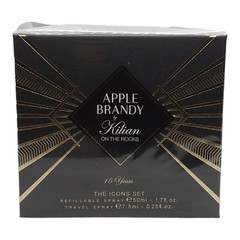 Kilian Apple Brandy On the Rocks Icons Set Eau De Parfum 1.7 oz & 0.25 ml Sealed