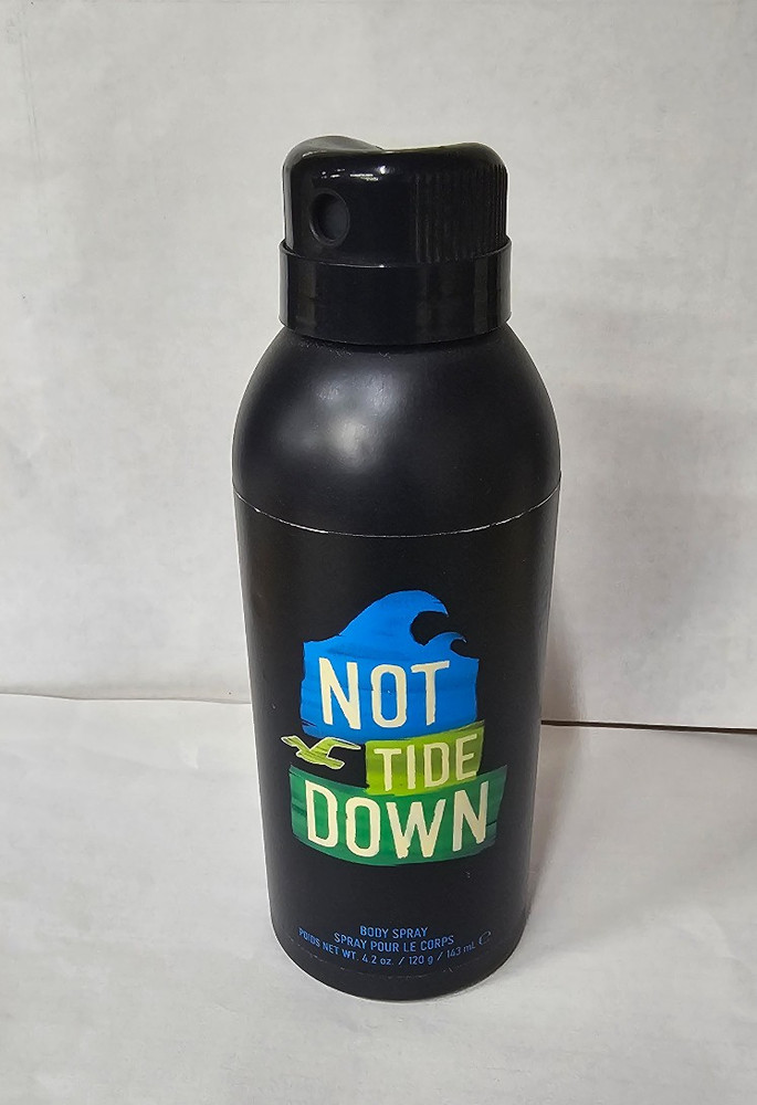 Hollister Not Tide Down 4.2oz./143ml Body Spray For Men New
