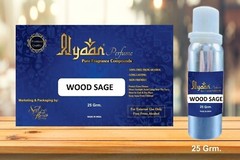 Alyaan WOOD SAGE Concentrated Perfume Oil Fresh Festive Fragrance Attar Oil