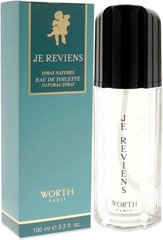 WORTH JE REVIENS EAU DE TOILETTE NATURAL SPRAY 100 ML/3.3 FL.OZ. NEW IN BOX SEAL