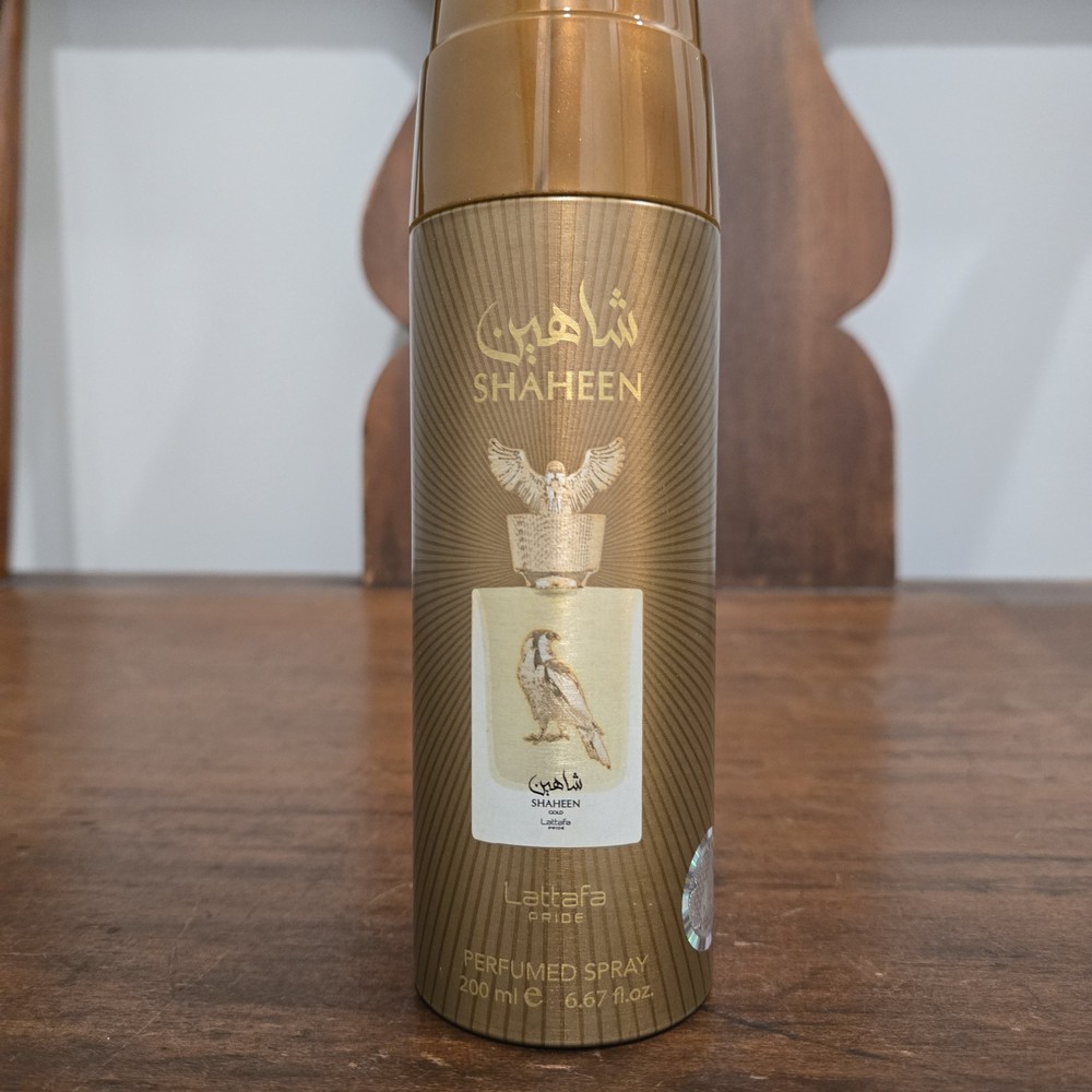 Lattafa Shaheen Perfumed Spray 200 ml 6.67 fl oz Eco Friendly No CFC