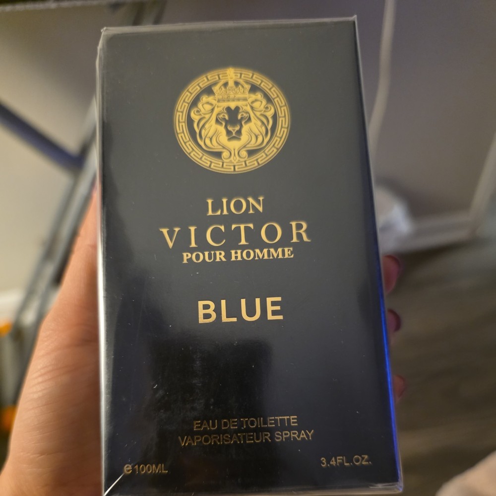 Lion Victor Blue Eau de Toilette for Men EBC Collection 3.4 oz– New in Box