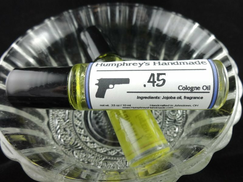 .45 Men’s Cologne Oil, Barbershop Type Roll On Jojoba, Fragrance New Bergamot