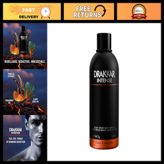 Intense Ambery Fougere Body Spray for Men – Long Lasting Seductive Cologne 5.8oz