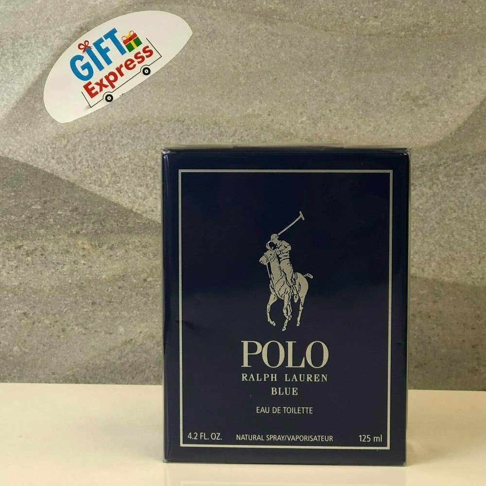 POLO BLUE by RALPH LAUREN 4.2 oz spray EDT For Men PERFUME / COLOGNE NEW