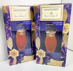 New In Box (2) Gloria VANDERBILT Limited Edition Perfume 0.33 fl oz x 2 VINTAGE