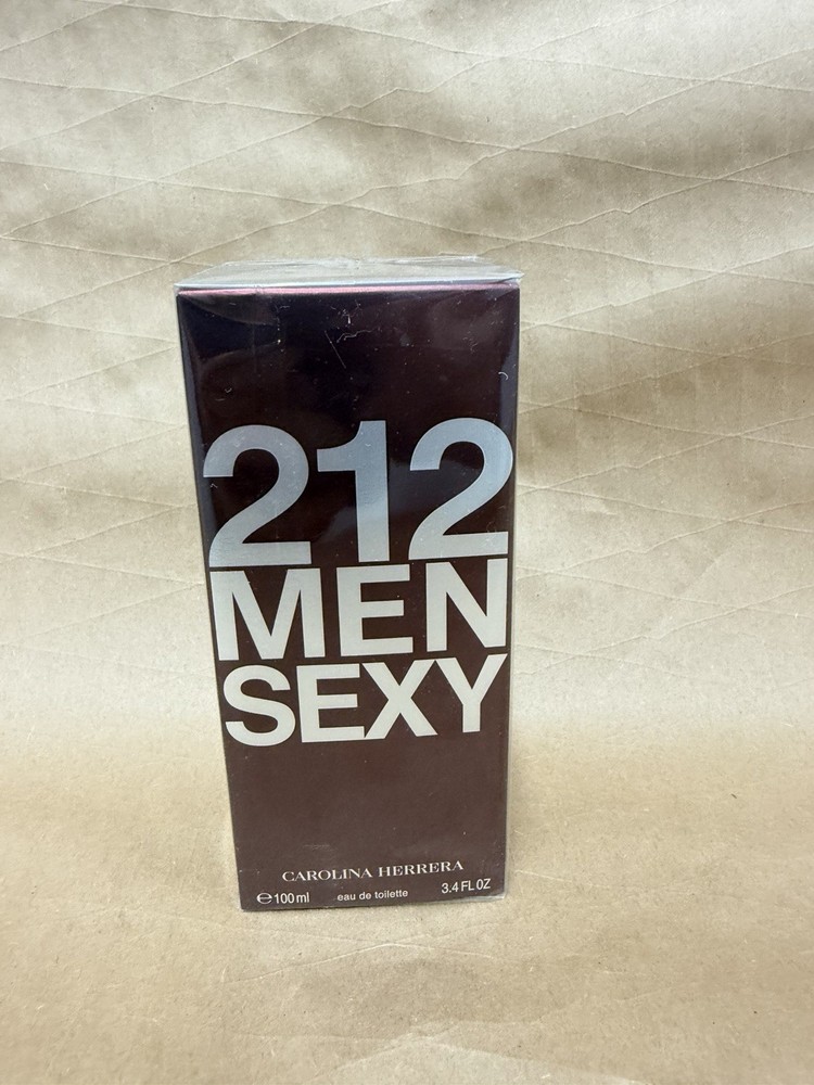 212 SEXY MEN BY CAROLINA HERRERA 3.4 OZ EDT SPRAY NEW IN BOX