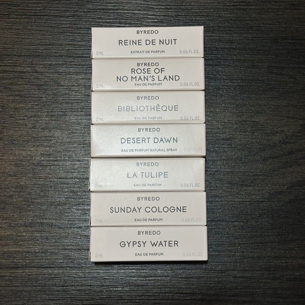 Byredo Discovery Set – 7 Pieces Sample Set Spray Vial Eau De Parfum 2ml each