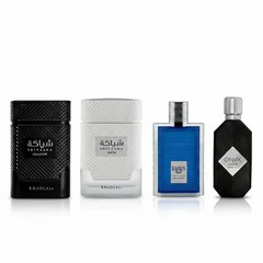 Shiyaaka Snow, Shiyaaka Shadow, Onyx Silver and Karus Blu Spice by Khadlaj
