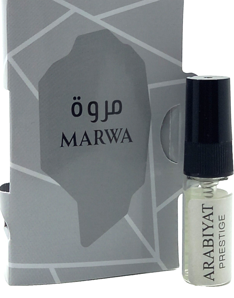 ARABIYAT PRESTIGE MARWA EDP VIAL SPRAY FOR MEN 0.03 Oz / 1.0 ml SAMPLE SIZE!!!