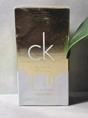 Ck one Gold by Calvin Klein for unisex EDT 3.3 / 3.4 oz New in Box