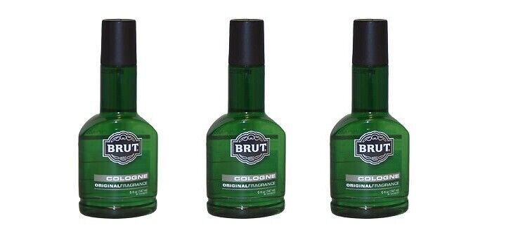 BL Brut Classic Scent Cologne 5oz each *Three Pack*