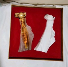 Givenchy ORGANZA INDECENCE 1.7 oz Eau De Parfum + Body Veil 2.5 Oz Gift Set Vtg