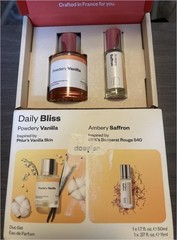 Dossier Daily Bliss Perfume Duo Set – 2pc Powdery Vanilla & Ambery Saffron