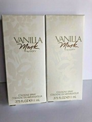 Vanilla Musk by Coty Cologne Spray .375 oz NIB