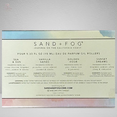 SAND+FOG Vacay in a Bottle Eau de Parfum Oil Roller Gift Set 4 Scents 0.33 fl oz