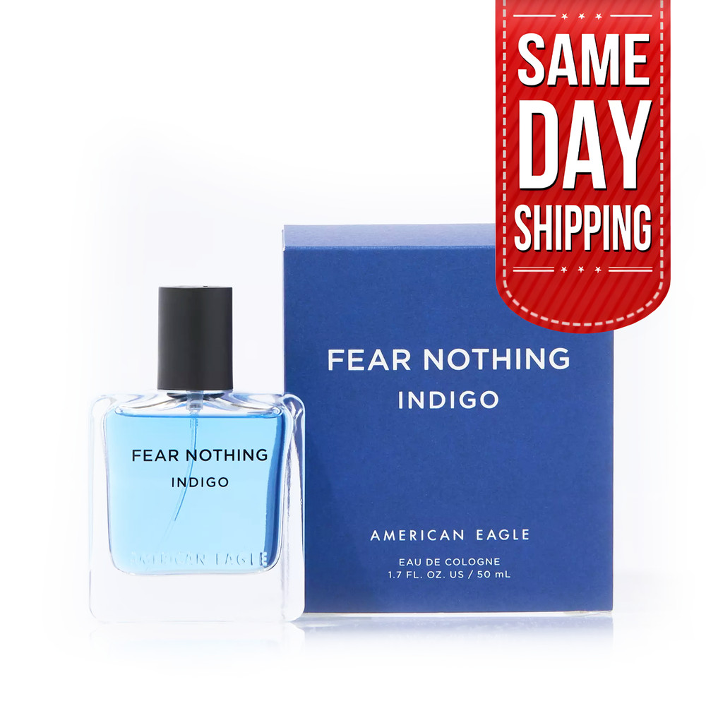 NP American Eagle Fear Nothing Indigo Eau De Cologne Fragrance 1.7 fl oz, 50 ml