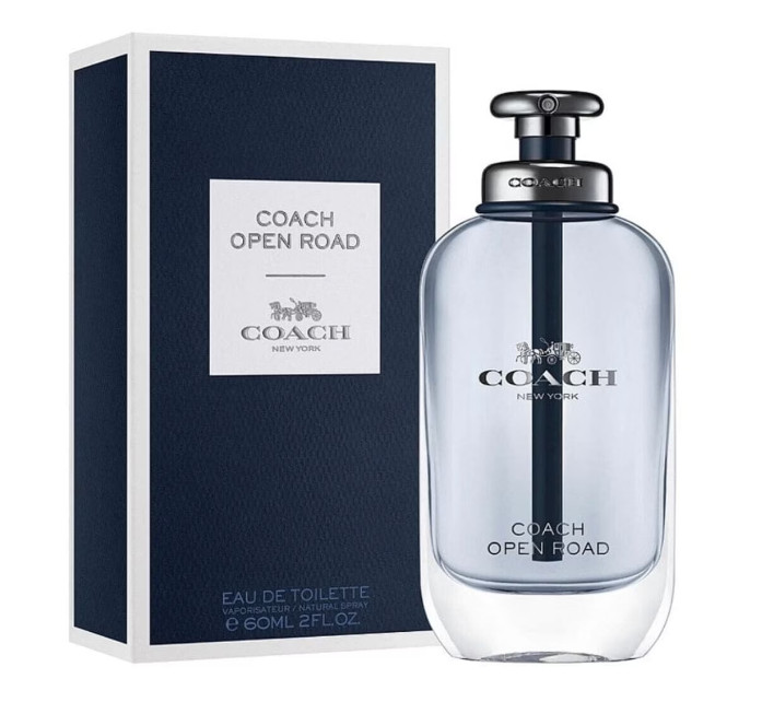 Coach Open Road Eau de Toilette for Men – 2 oz (60 mL) – Original Box