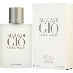 Acqua Di Gio by Giorgio Armani for Men Eau de Toilette Spray 3.4 oz