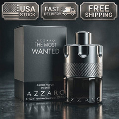Azzaro The Most Wanted EDP Intense Men Cologne 3.4oz 100ml Spray New & Sealed